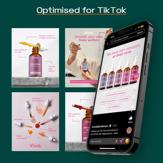 TikTok Shop Static Carousel Social Post