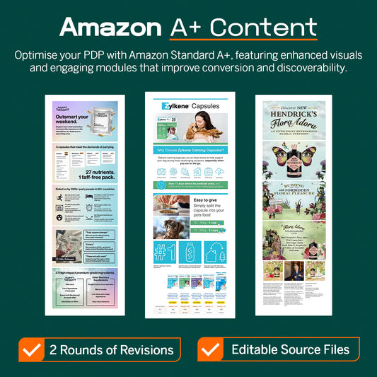 Amazon A+ Content Creatives