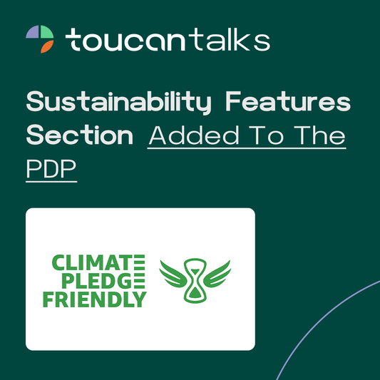 Sustainability Features Section Added To The PDP - Toucan
