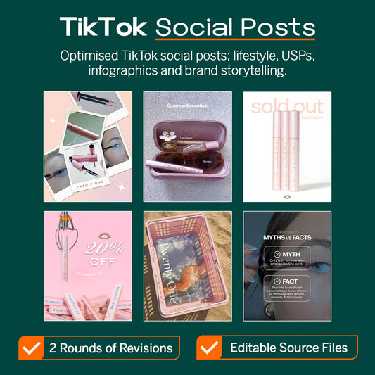 TikTok Shop Static Carousel Social Post