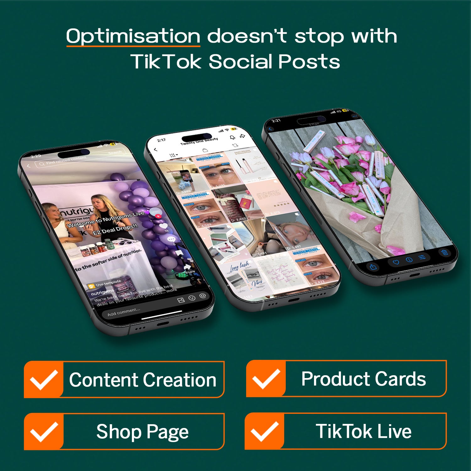 TikTok Shop Static Carousel Social Post